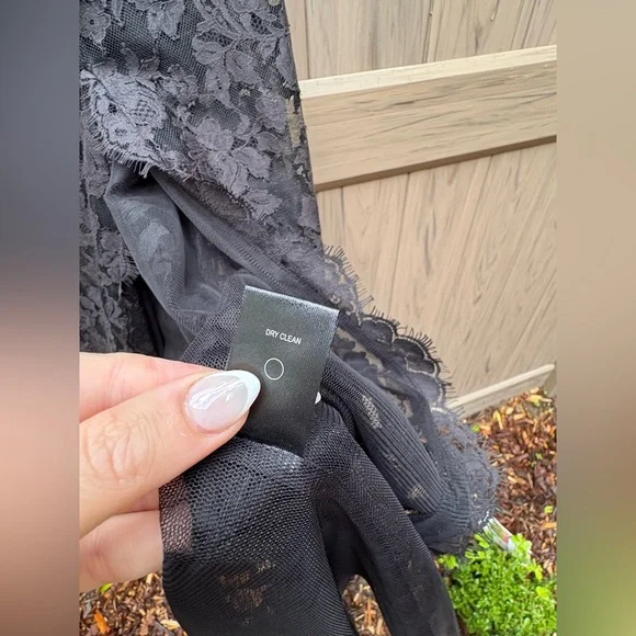 NBD Margaux Maxi Black Dress Lace New with Tags! - Picture 5 of 9